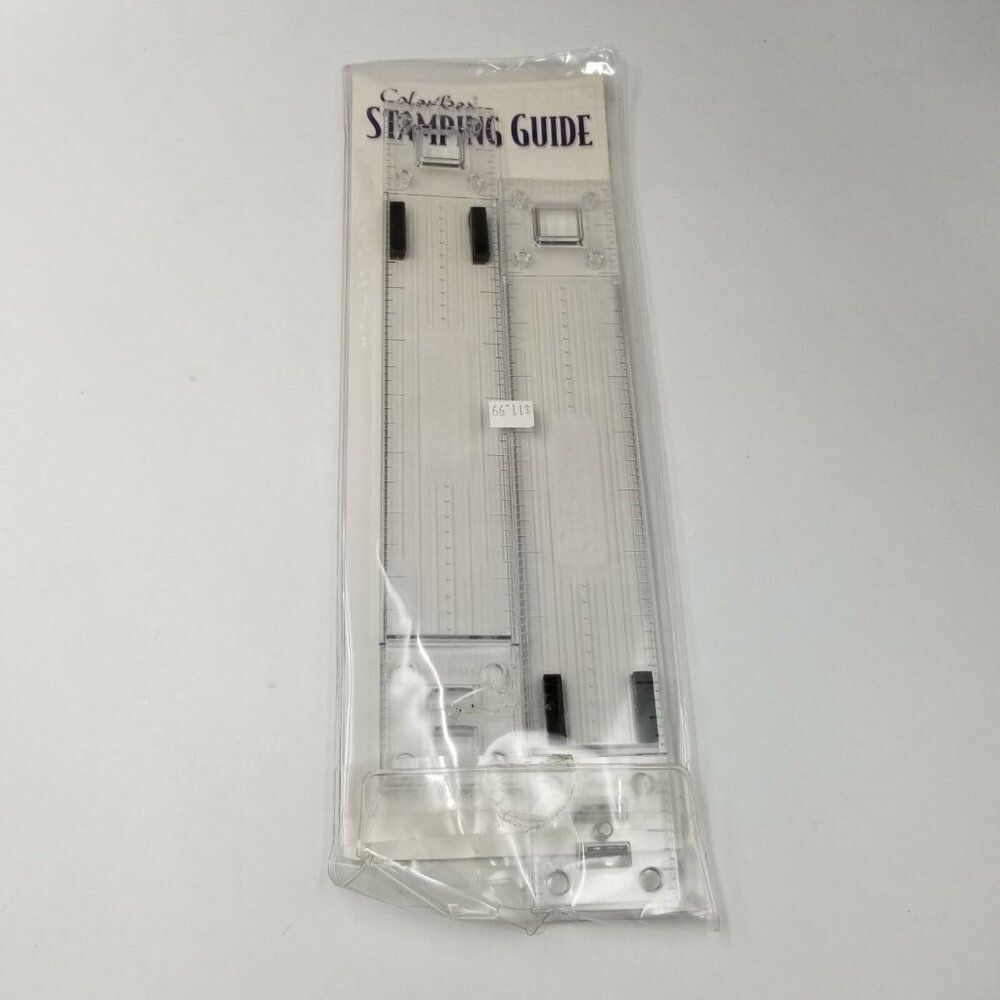 Clearsnap ColorBoK Stamping Guide Two 12" Rules Snap Together 22" Straight Edge